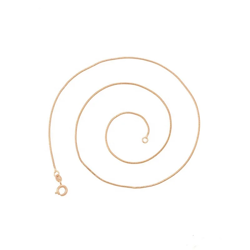 

42710 Fashion Jewelry Rose Gold Weave Chain, Stainless Material Necklace