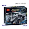 Decool 7116 Heroes Series Bat Man The Ultimate collection version bat Chariot Building block in toys
