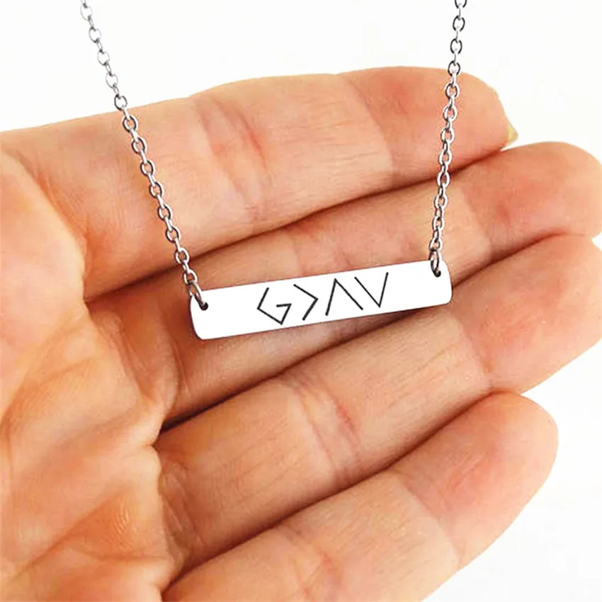 

Custom Engrave Necklace Pendant Bar Necklace Gold Plated Necklace Name Jewelry