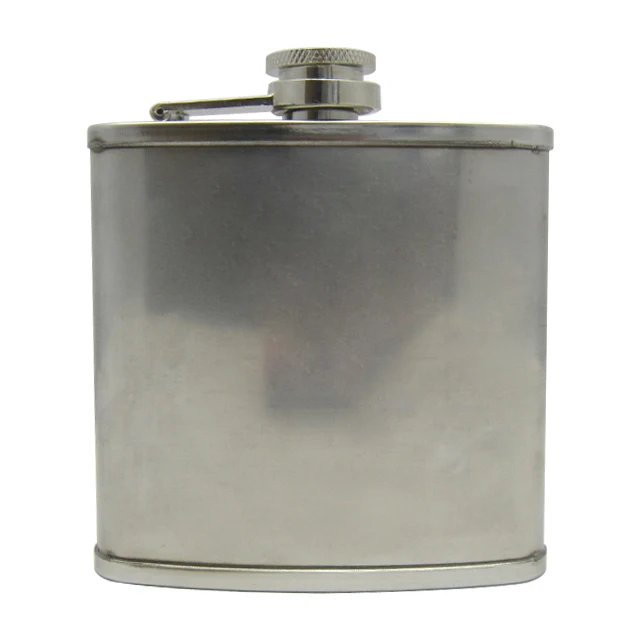 

7oz 201stainless steel groove hip flask