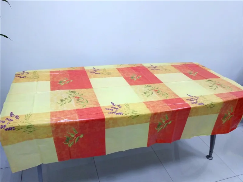Wholesale Plastic Fancy Party Checkered Party Vinyl Tablecloths In