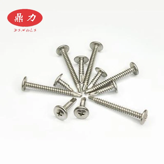
Carbon steel cross Half round head self drilling screws 