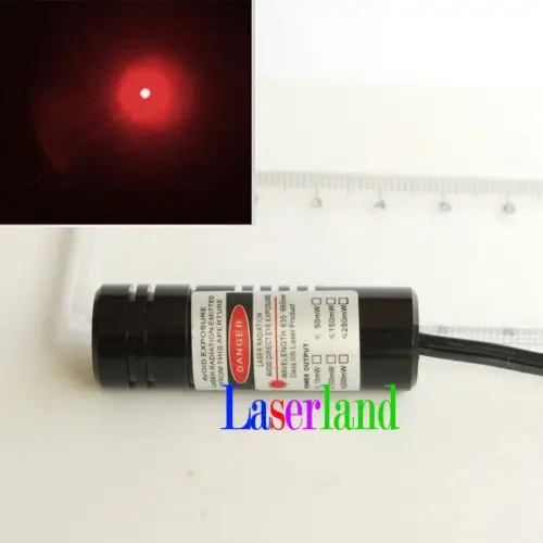 
16*68mm Focusable 650nm 660nm 200mW Red Laser Diode Module Lazer Dot 