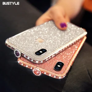 Fashion design for iphone case luxury Girl phone cover diamond design bling for iphone x xr xmax case
