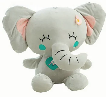 adorable elephant plush toy pillow