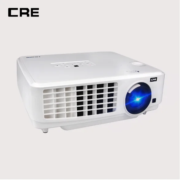 

AC100-240V day time projector ANSI 1500 lumens wholesale high resolution projector for school and business, White