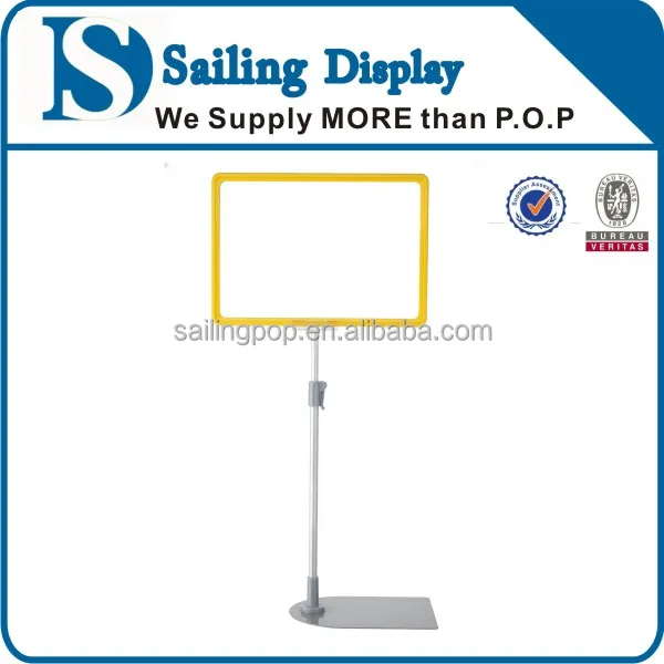 Retail Display Poster Stand With Plastic A4 Frame Sign Holder Buy Display Poster Stand Plastic Door Sign Holders Plastic Door Sign Holders Product