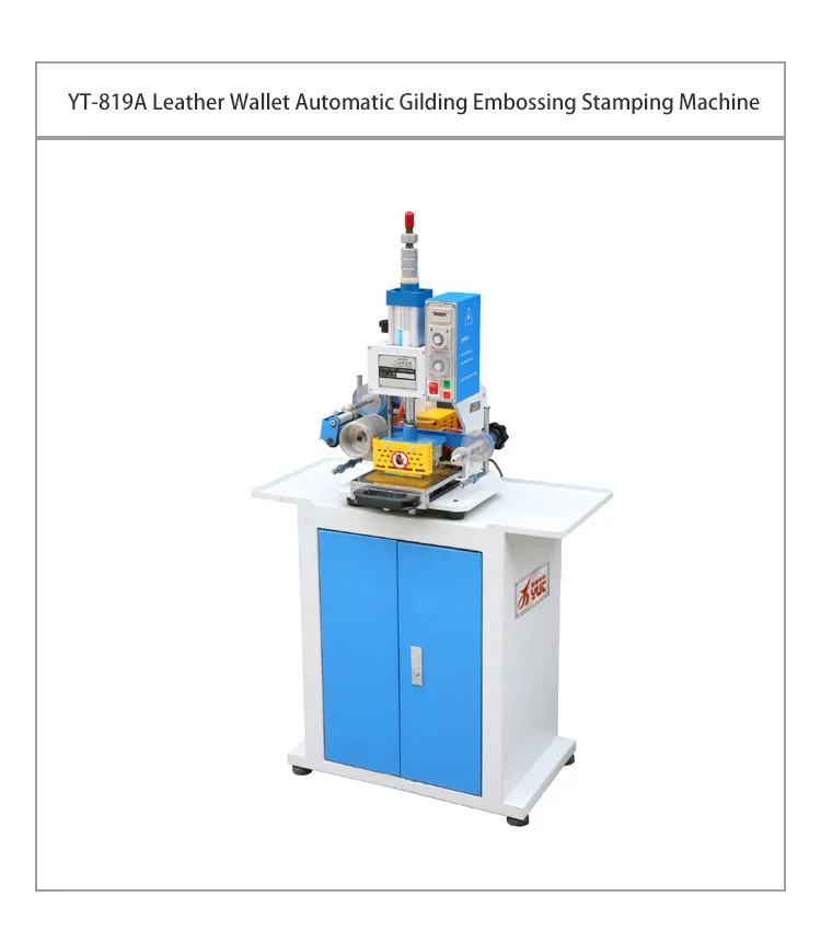 Yt819a Leather Embossing Heat Press Machine Small Manual Digital Hot