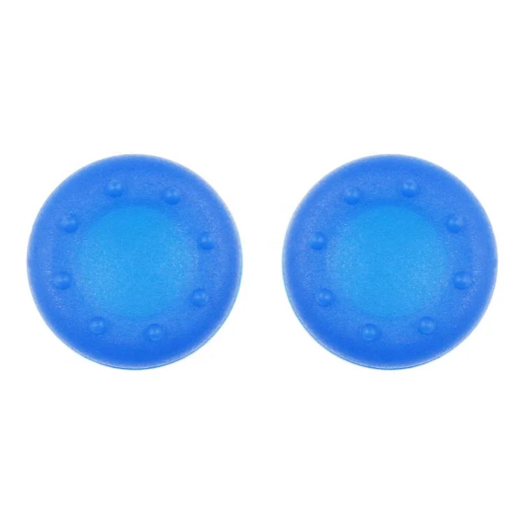 

Silicone Cap Cover ThumbStick Analog Joystick Grip for PS4 Playstation 4 Slim Pro, Blue