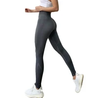 

2019 Sexy Women Seamless Pants Control Fitness Leggings Solid Color Push Up Leggings Workout Gym Jeggings High Waist Leggins
