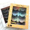 wholesale high quality eyelash packaging 3d mink 3pairs and 5pairs lash boxes