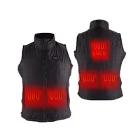 

Light Black Vest USB Mens Women's Heated Vest for Ski Motorbike Climbing Running