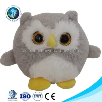 hibou en peluche