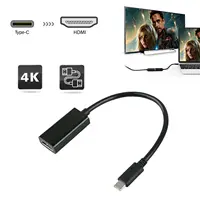 

4K Type C to HDMI Adapter Female HDTV 1080p USB-C USB 3.1 Male Adapter Cable