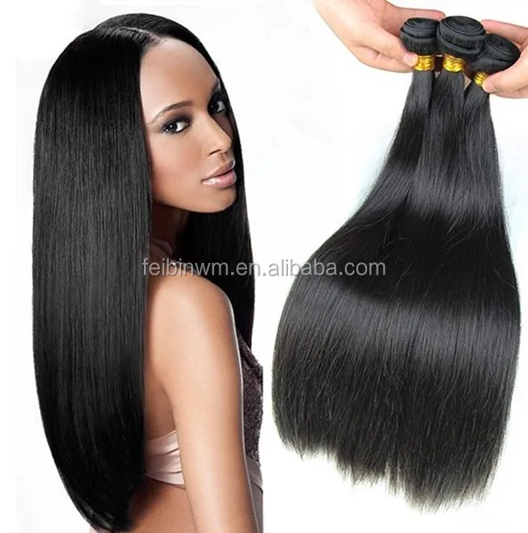 

Raw Virgin Human Hair Sew India Straight Hair Weave