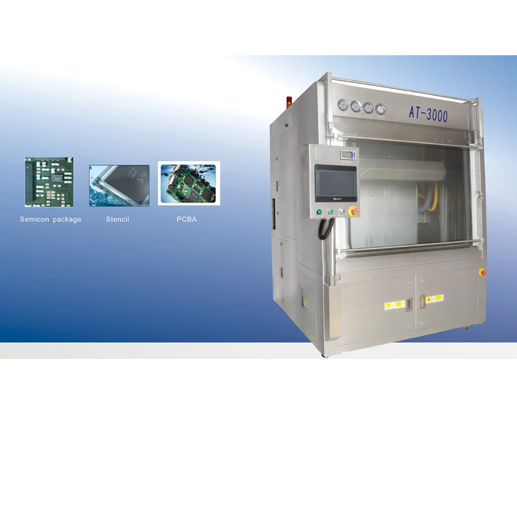 pcba cleaner stencil cleaning machine semicon package deflux