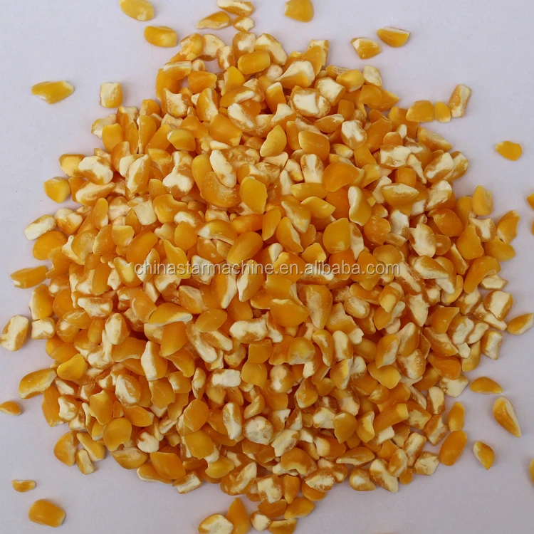 Corn Grits Grinding Machine / Corn Meal Mill Plant / Maize Grits Machine For Home Use Family