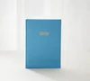 Factory direct custom embossed notebook with envelope bag excellent quality fabric notebook hardcover planner with string