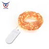 Multicolor Mini Button Cell 2m Silver Wire Mini Twinkling String for Christmas / Party/ Wedding Decoration