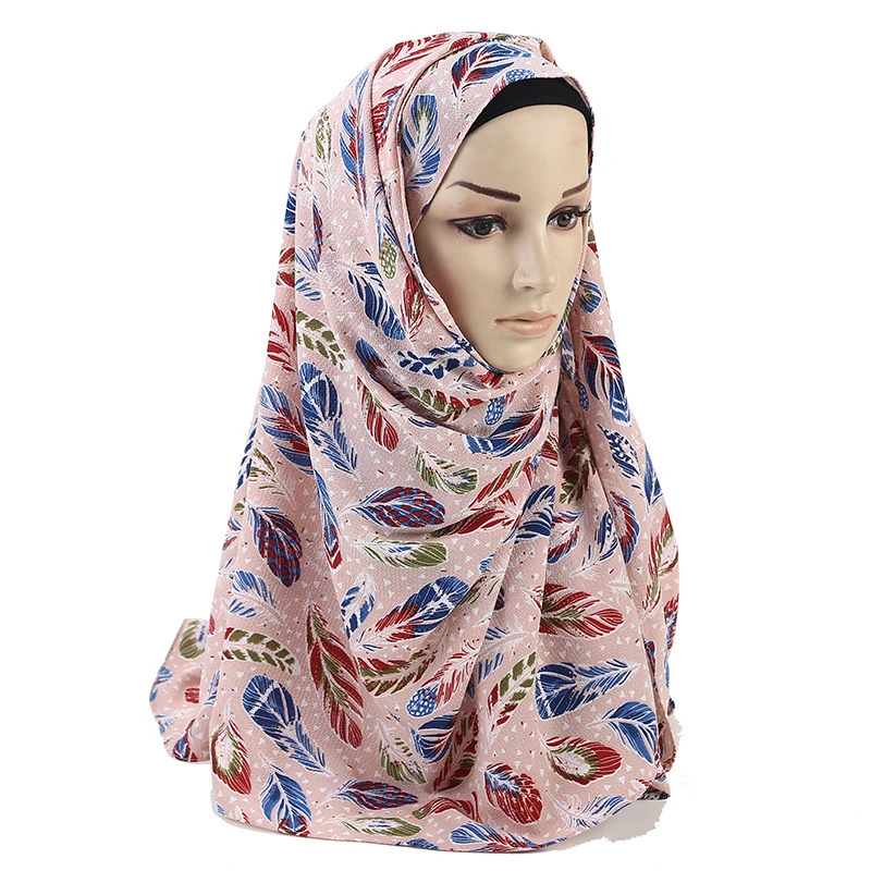 Hot Sales New Sex Muslim Headscarf Wholesale Bubble Yarn Lady Hijab