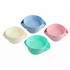 Toprank Customized Double Layer Vegetable Fruit Plastic Washing Basket Draining Strainer Basket Fruit Sink Strainer Basket