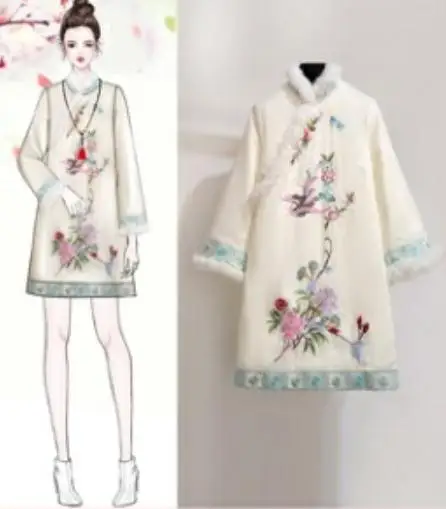 

Hand-embroidered dresses are all code