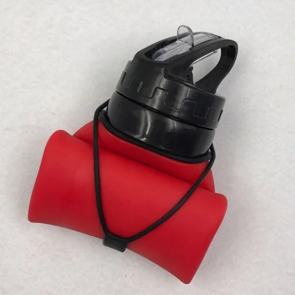 

Collapsible Folding Silicone Water Bottle, As per pantone