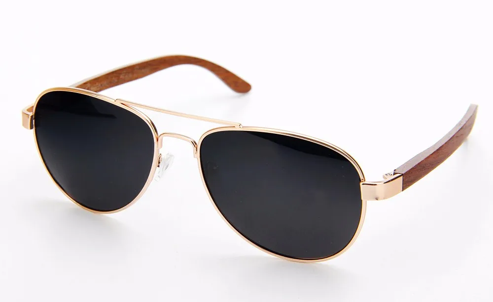 round wood frame glasses