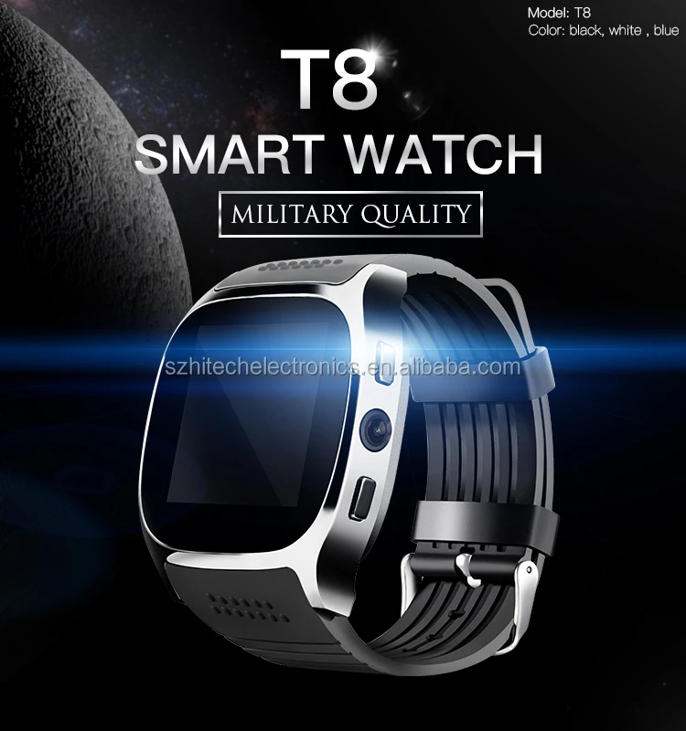 t8 smart watch sim card