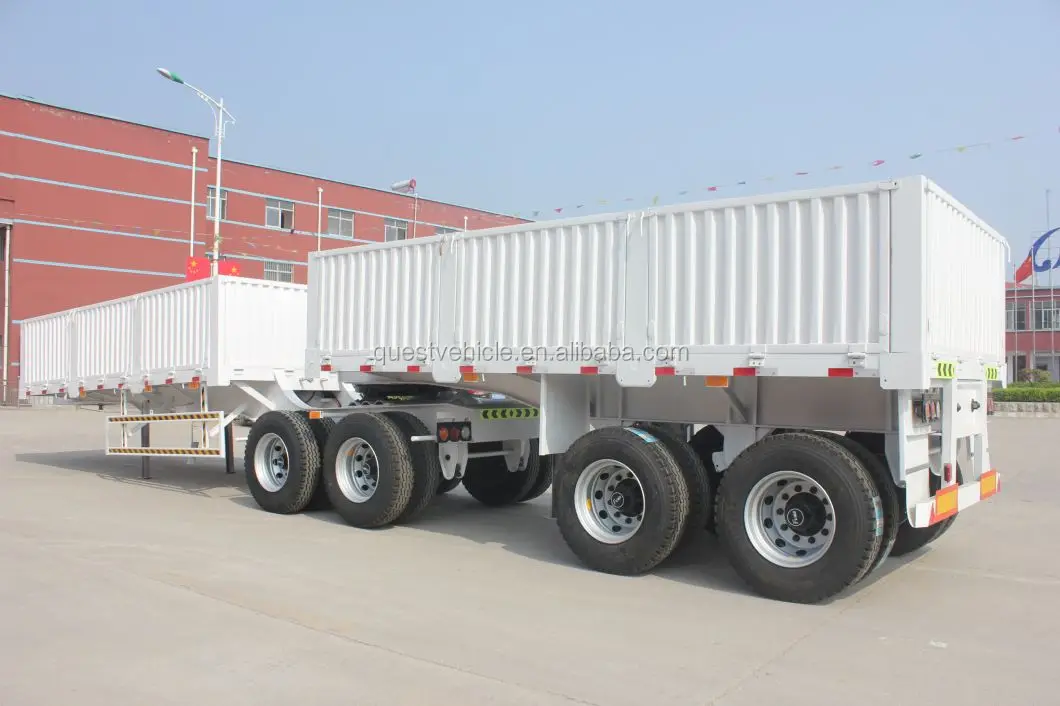 Quest 2 Axle Double B Superlink Flat Deck Trailer With Side Panel,40t ...