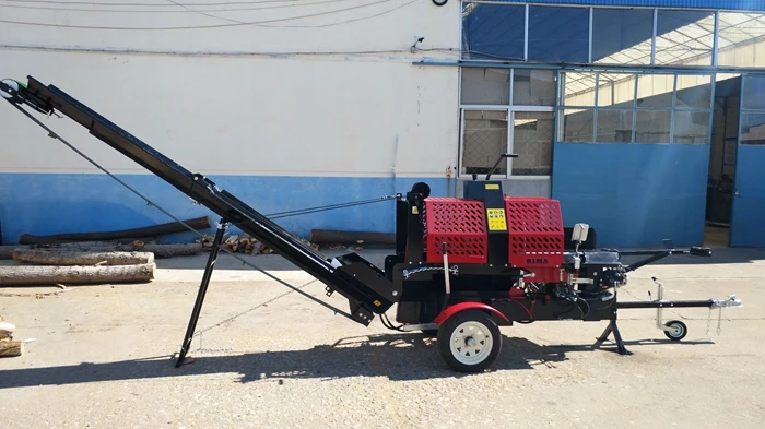 12ton Wood Processor Firewood Processor / Log Splitter - Buy Screw Type ...