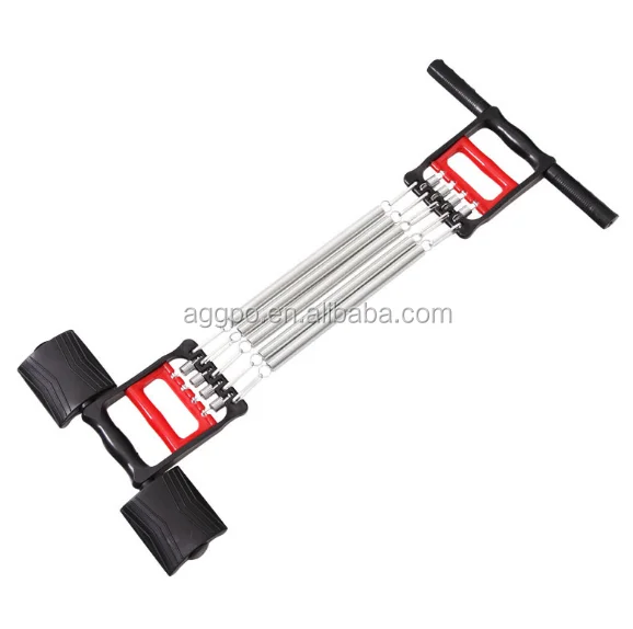 Sit Up Pull Rope Spring Tummy Trimmer Hand Gripper Chest Expander 3 In