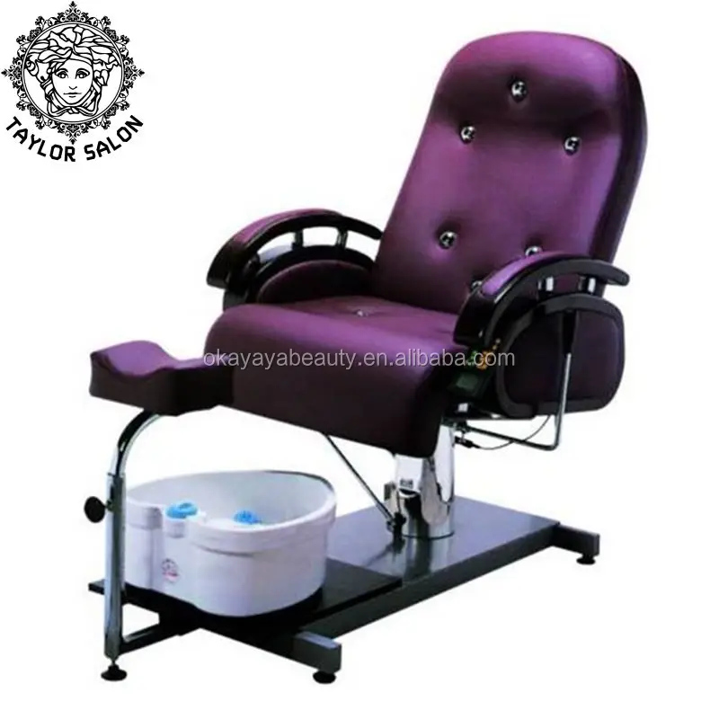 

modern cheap salon furniture purple pedicure chair for foot spa, Diverse optional