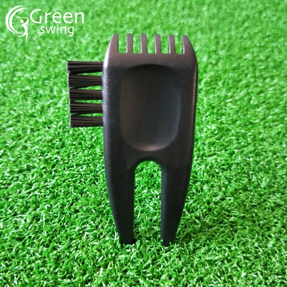 Factory Customized 2in1 Plastic Golf Divot Repair Tool With Cleaning Brush Buy Golf Divot