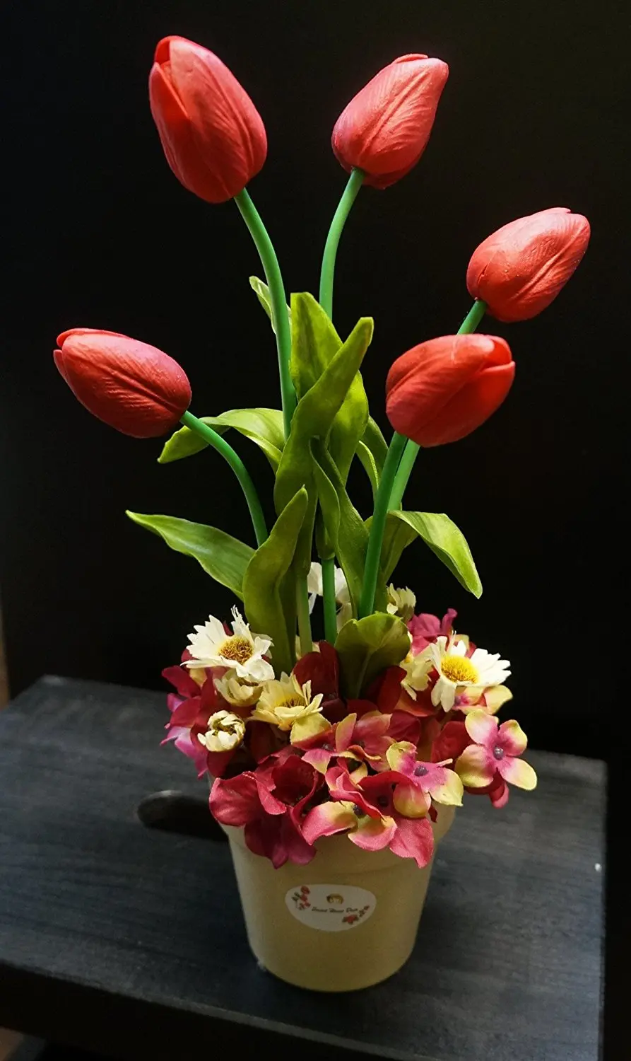 Sweet Home Deco 14 Silk Amaryllis Artificial Flower Bouquet For Wedding Home Wedding Supplies Wedding Garland