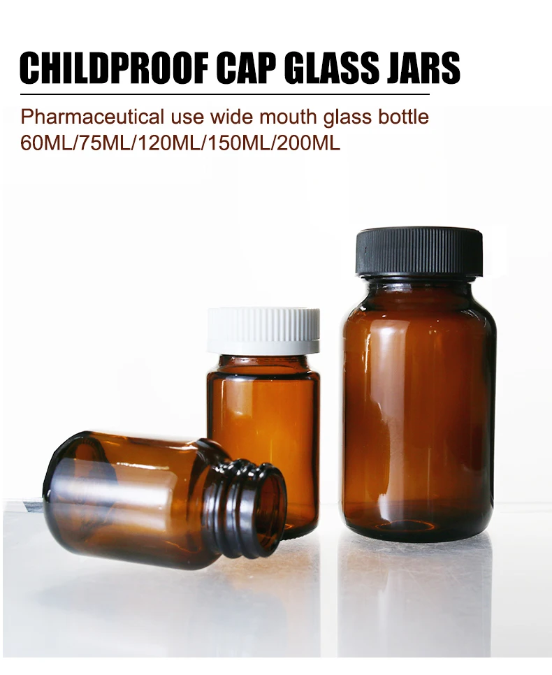 Kindveilige Dop Cbd Glazen Pot 150 Ml Amber Packer Brede Mond Glazen Fles Pil Vitamine Flessen Buy Kindveilige Dop Glazen Pot Brede Mond Glazen Fles Pil Vitamine Flessen Product On Alibaba Com