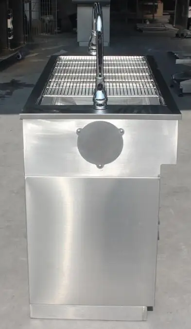 Pet clinic multifunctional surgical table stainless steel pet disposal table