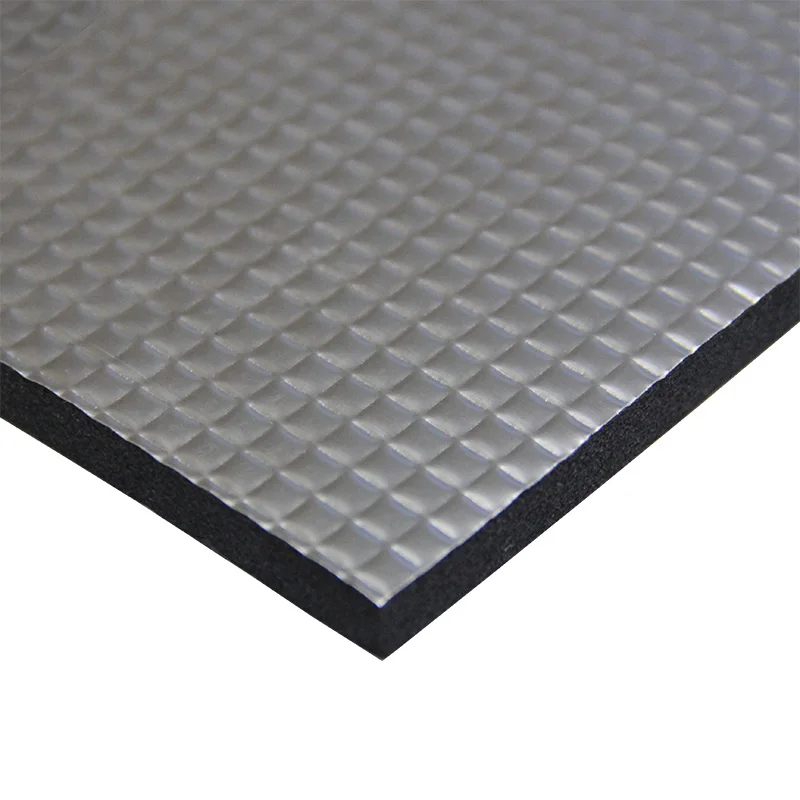 Aluminum Foil Nitrile Rubber Foam Sheet Price Insulation 20mm Thick