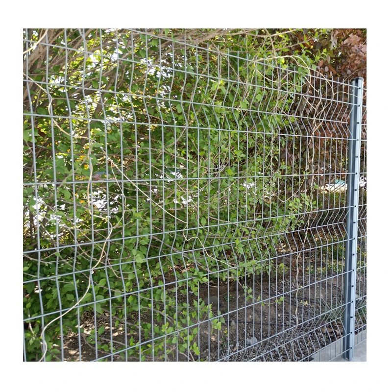 

3D Curvy PVC Coated Welded Wire Mesh Fencing Metal Security Fence Panels For Garden