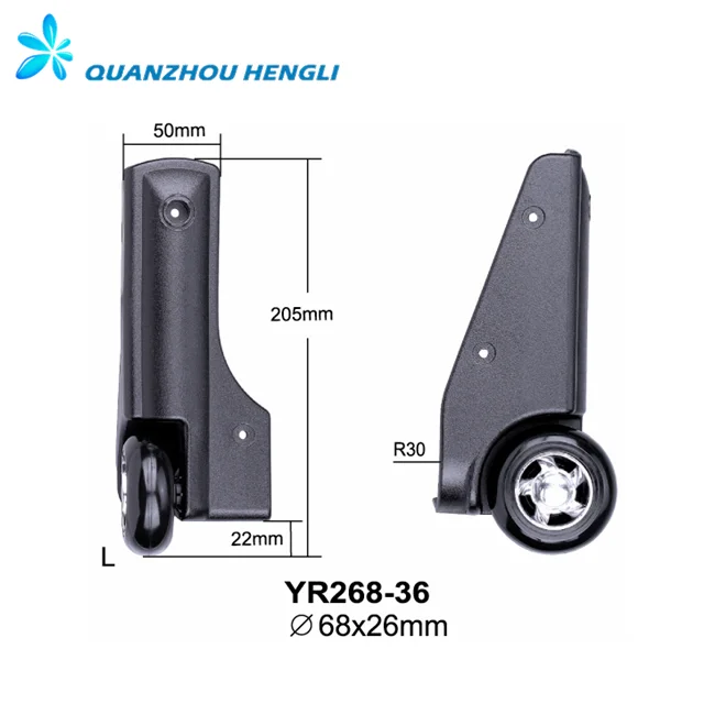 luggage wheel replacement parts