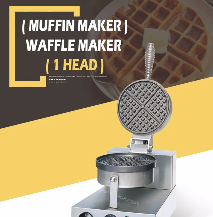 Single Head Electric Flower Waffle Maker Machine/waffle Cake Maker
