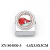 Cute fox pattern round metal custom paper clip