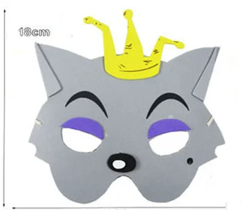 Busa Eva Hewan Kartun Tikus Monyet Natal Pesta Topeng Anak Anak