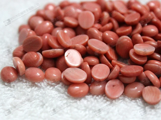 Salmon coral cabochon 6x10mm for sale  (4).jpg