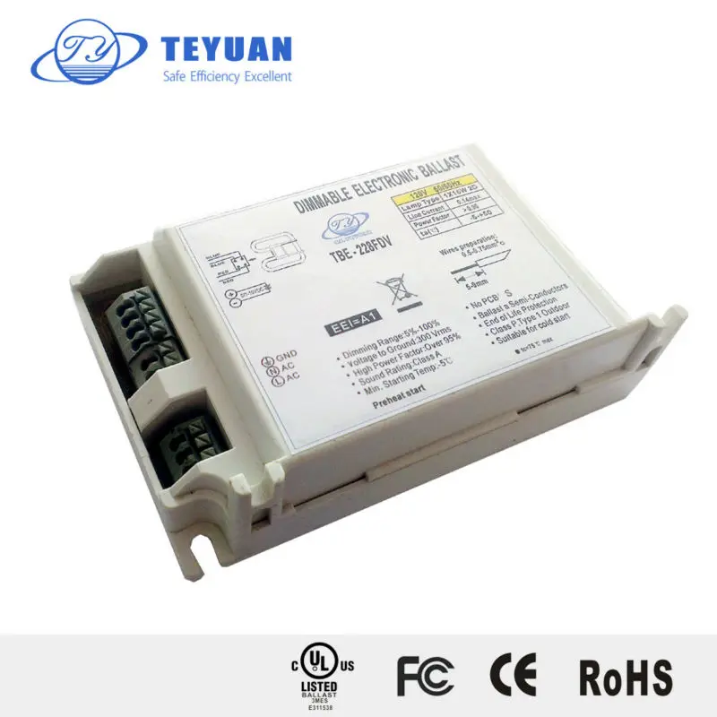 Ce Certificated 220-240v 2x55w 0 10v Dimming Ballast - Buy
