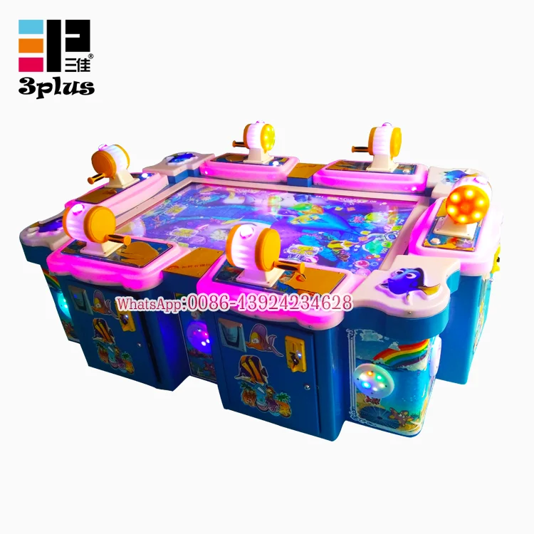 Earn Money Game 6 Player Fishing Game Machine Fish Hunter Arcade Games ...