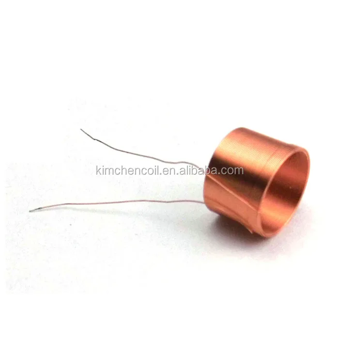 Magnetic air core self bonded coil hollow copper coil without bobbin