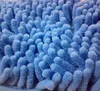 big chenille polyester household cleaning fabric blue mop pad 13*47