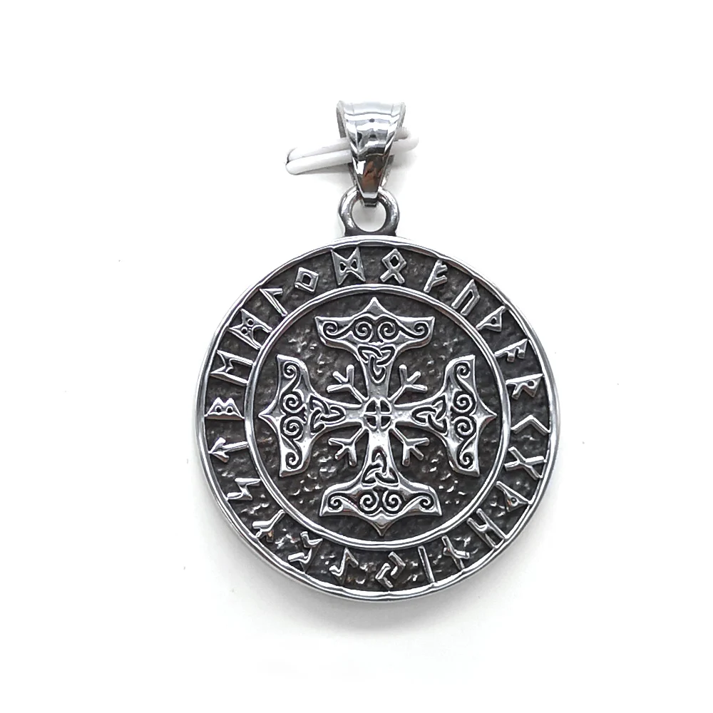 

China Manufacturers Wholesale Nordic Viking Jewelry, Silver + black