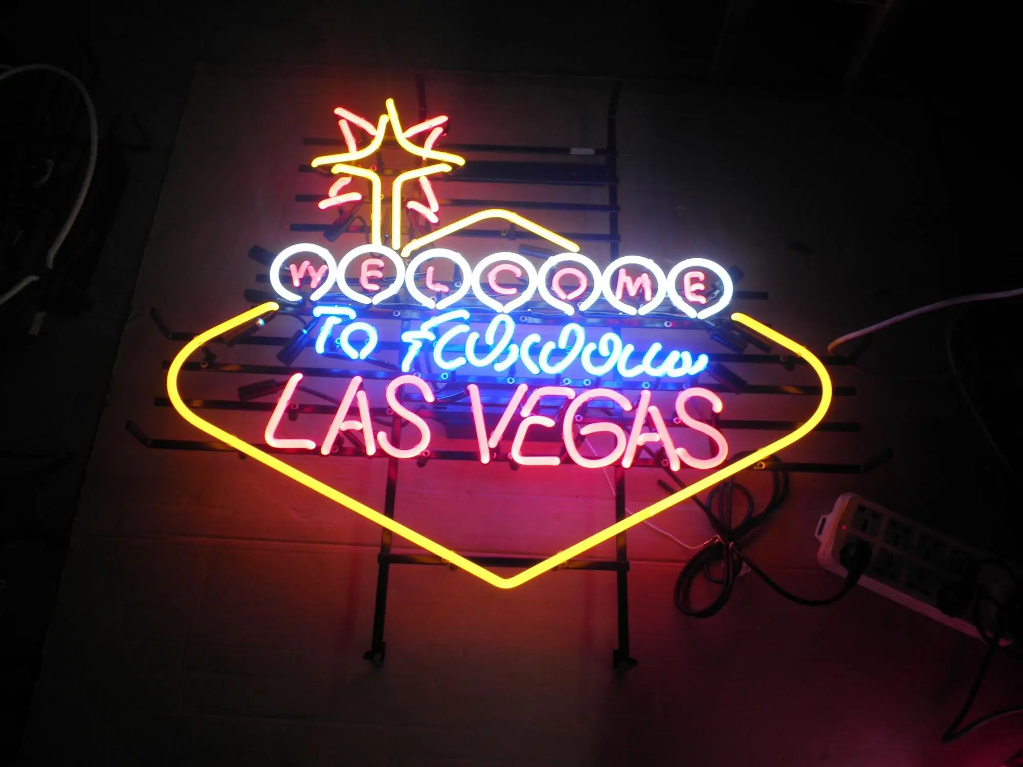 激安正規品 CHOPPERSネオンサイン ラスベガス Las Vegas ネオン管 ネオンライト 店舗照明 ガレージ アメリカン雑貨 